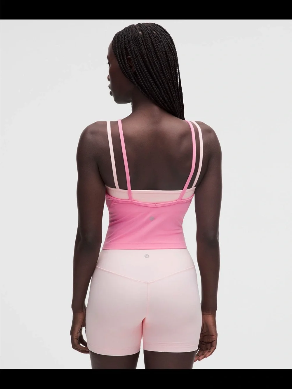 lululemon Align Layered High-Neck Tank💕Candy Cloud/Pink Pearl NWT Size 12